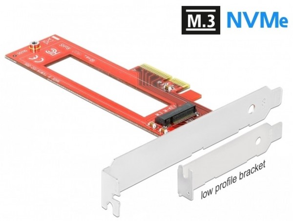 M.3 Key M - PCIe x4 Adapter Board for NVMe SSDs